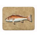 Carolines Treasures Red Fish Machine Washable Memory Foam Mat 8807RUG